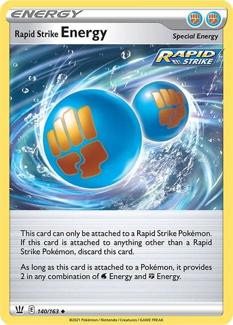 Rapid Strike Energy Card Front