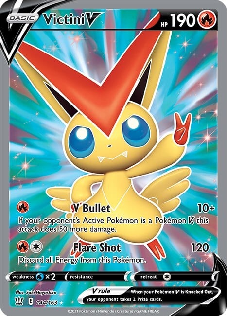 Victini V Card Front