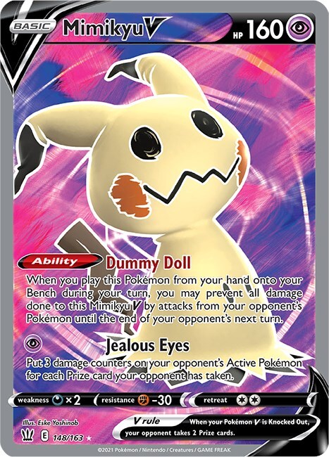 Mimikyu V Card Front