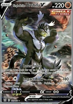 Urshifu Singolcolpo V [Laser Focus | Impact Blow] Card Front