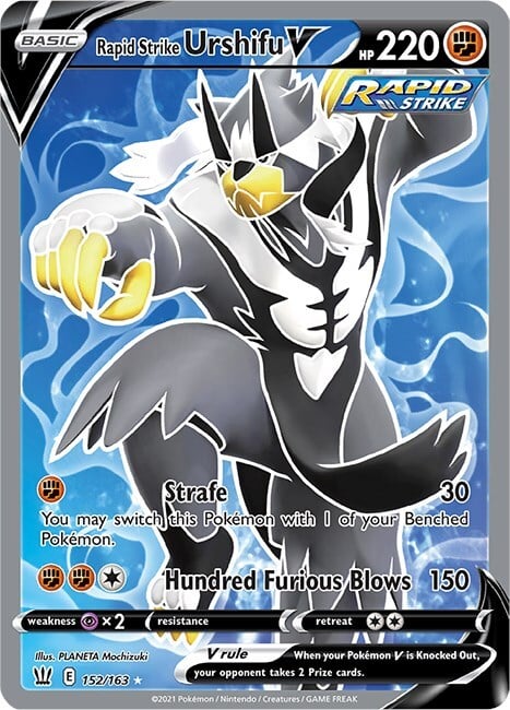 Rapid Strike Urshifu V Card Front
