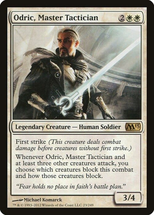 Odric, Master Tactician Card Front