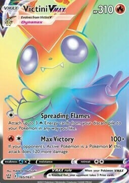 Victini VMAX [Spreading Flames | Max Victory] Card Front