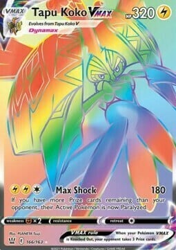 Tapu Koko VMAX [Max Shock] Card Front