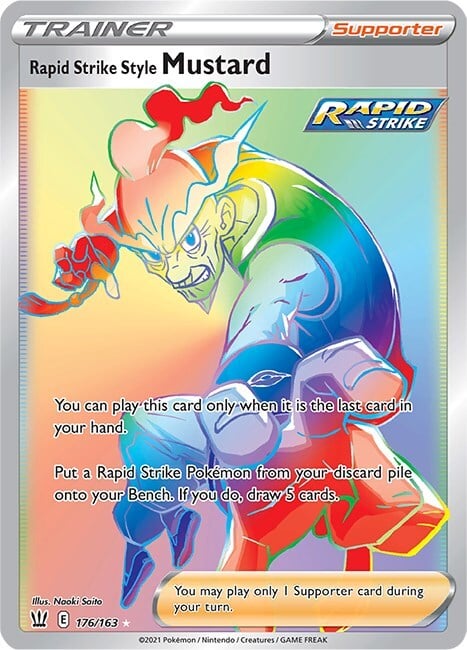 Rapid Strike Style Mustard Card Front