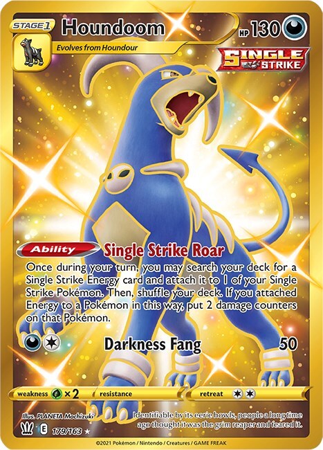 Houndoom Card Front