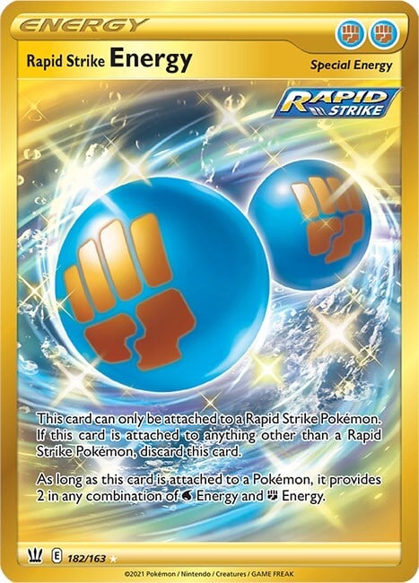 Rapid Strike Energy Card Front