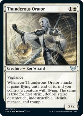Thunderous Orator Card Front