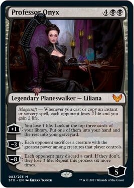 Professor Onyx Card Front