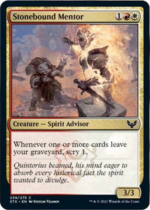 Stonebound Mentor Card Front
