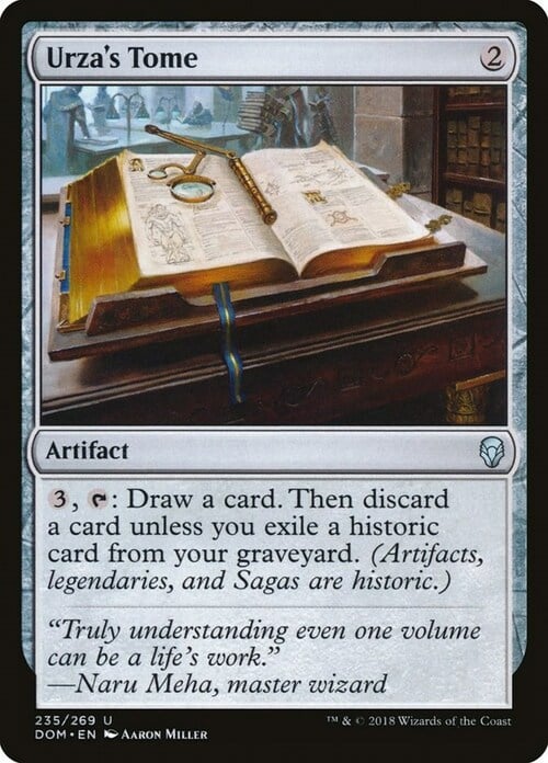 Urza's Tome Card Front