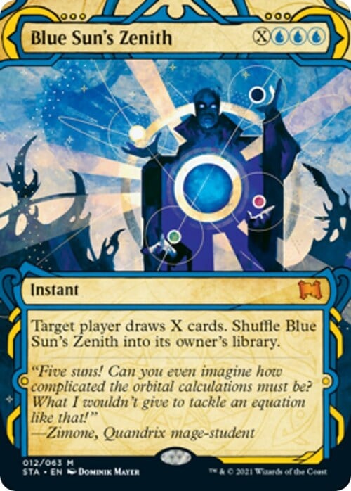 Blue Sun's Zenith Card Front