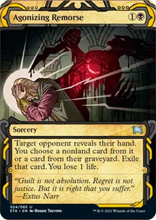 Agonizing Remorse Card Front