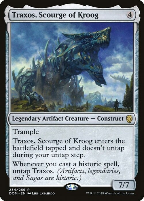 Traxos, Flagello di Kroog Card Front
