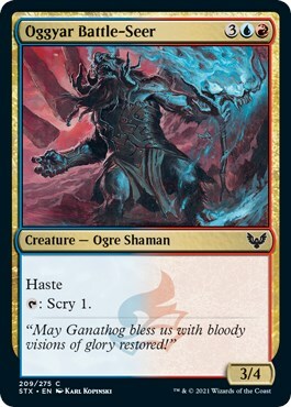 Oggyar Battle-Seer Card Front