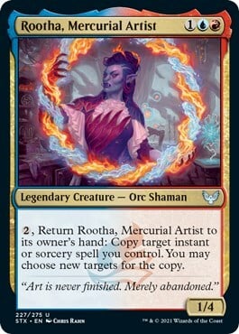 Rootha, Mercurial Artist Card Front