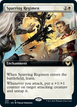 Sparring Regimen Card Front