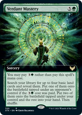 Verdant Mastery Card Front