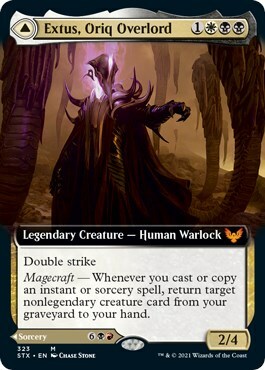 Extus, Oriq Overlord // Awaken the Blood Avatar Card Front
