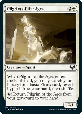 Pilgrim of the Ages Card Front