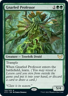Gnarled Professor Card Front