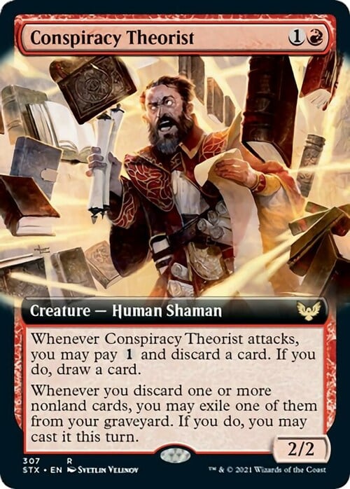 Conspiracy Theorist Card Front