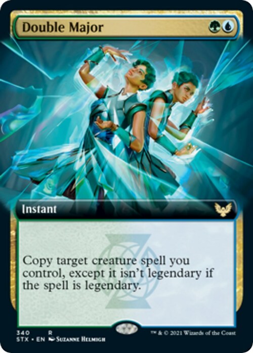 Double Major Card Front