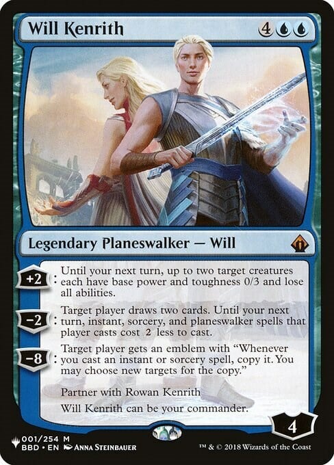 Will Kenrith Card Front
