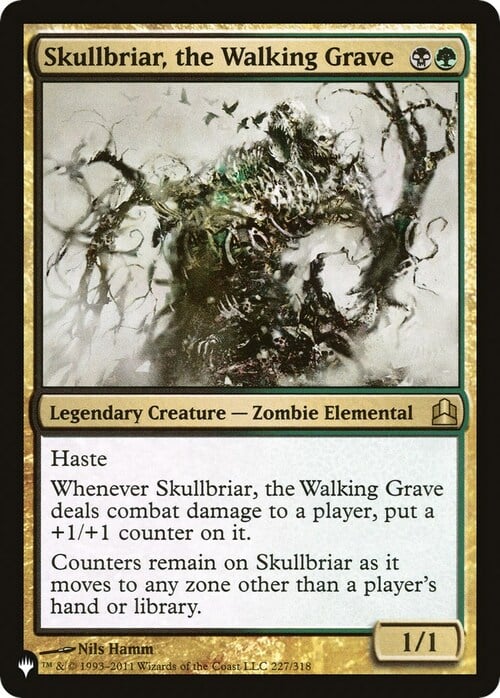 Skullbriar, the Walking Grave Card Front