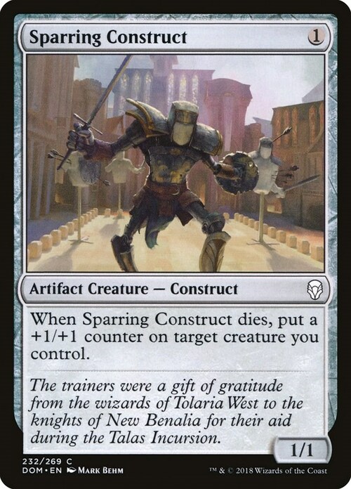 Sparring Construct Card Front