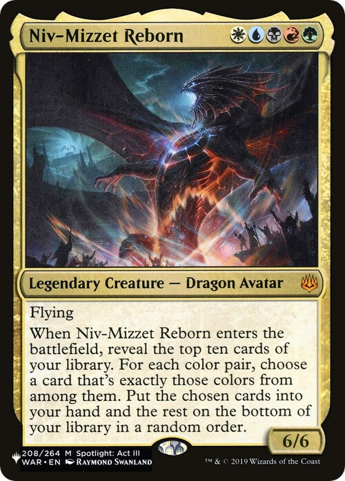 Niv-Mizzet Reborn Card Front