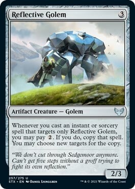 Golem Riflettente Card Front