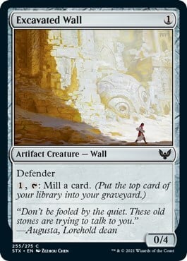 Excavated Wall Card Front