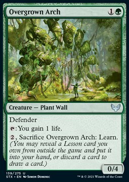 Overgrown Arch Card Front