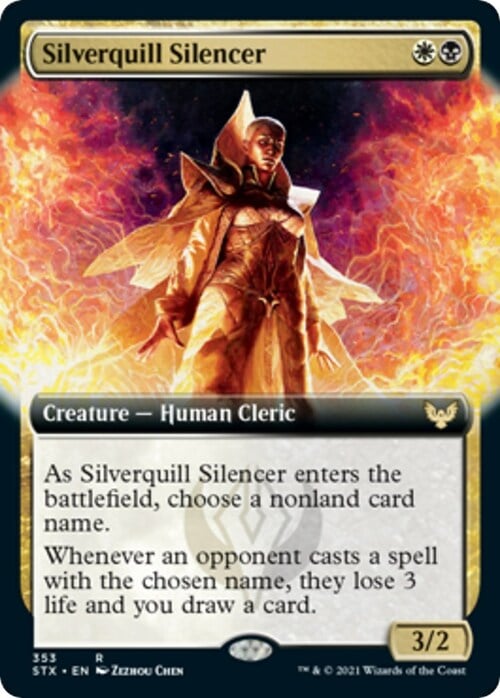 Silverquill Silencer Card Front