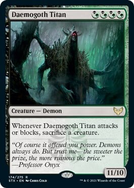 Daemogoth Titan Card Front