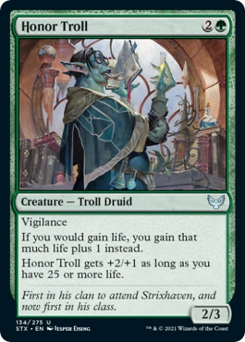 Troll d'Onore Card Front