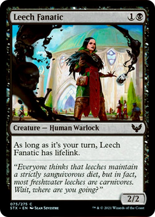 Leech Fanatic Card Front