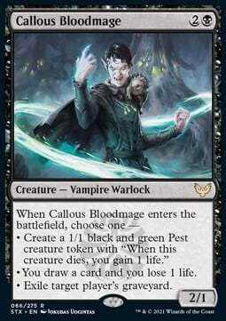 Callous Bloodmage Card Front