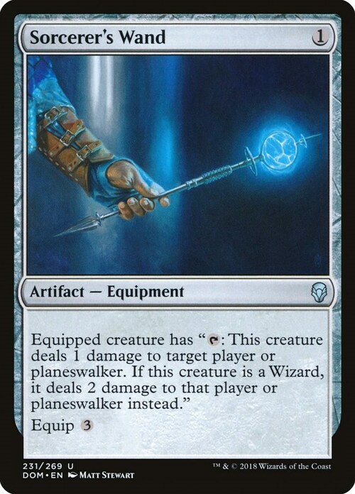 Sorcerer's Wand Card Front