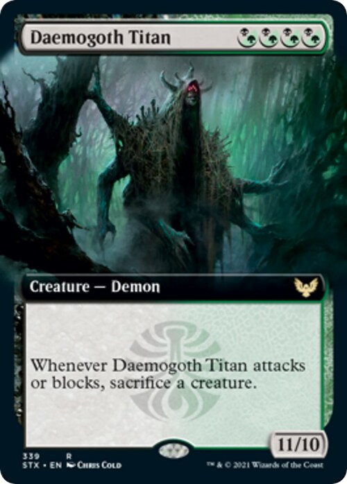Daemogoth Titano Card Front