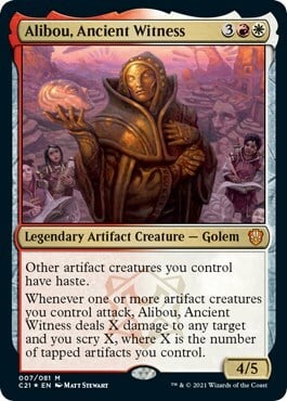 Alibou, Ancient Witness Card Front