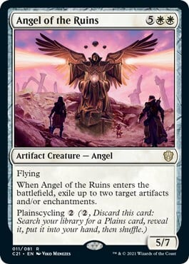 Angel of the Ruins Card Front