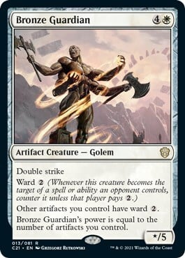 Bronze Guardian Card Front