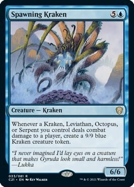 Spawning Kraken Card Front