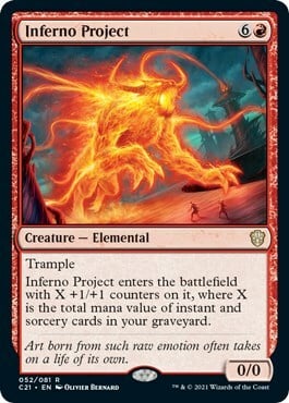 Inferno Project Card Front