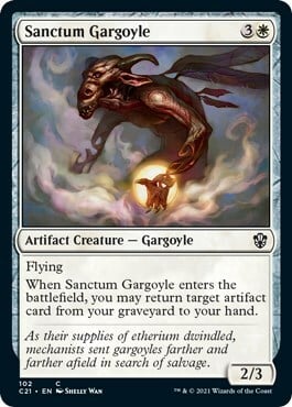 Gargoyle del Santuario Card Front