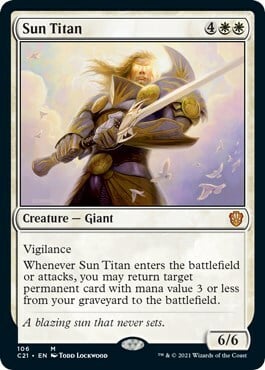 Sun Titan Card Front