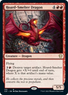 Hoard-Smelter Dragon Card Front