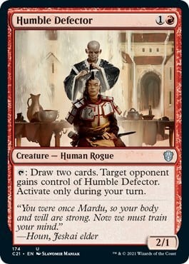 Humble Defector Card Front